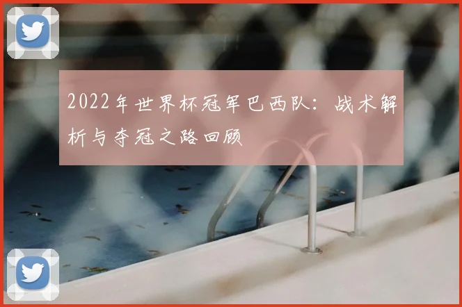 2022年世界杯冠军巴西队：战术解析与夺冠之路回顾